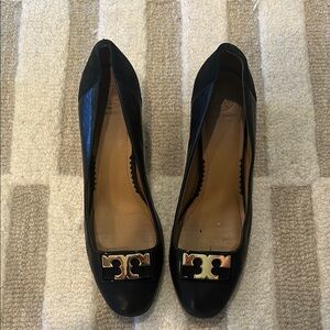 Tory Burch Black Leather Women's Shoes